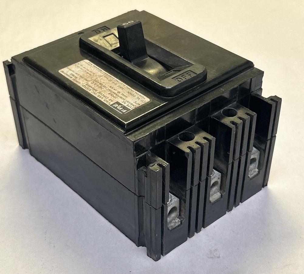 Used FEDERAL PACIFIC,NE360,CIRCUIT BREAKER 60A 240V 3P