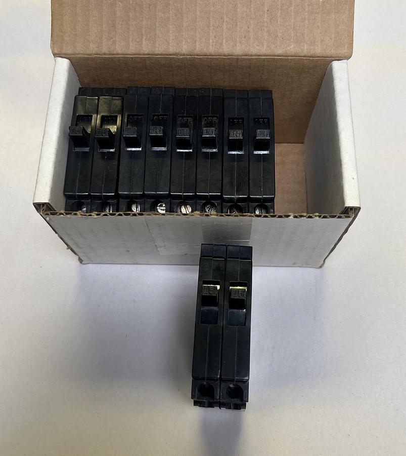 Used ITE,QT1-1515,TANDEM CIRCUIT BREAKER 15A 120/240V 2P LOT OF 5