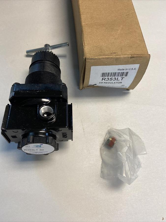 Used Arrow Pneumatics,R353LT-60,3/8 INCH Air Regulator 0-300PSI