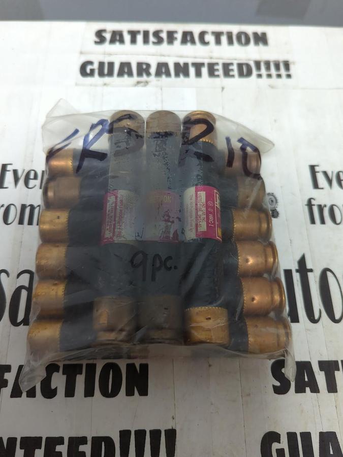 COOPER BUSSMANN,FRS-R10,FUSETRON FUSES LOT OF 9 NOS