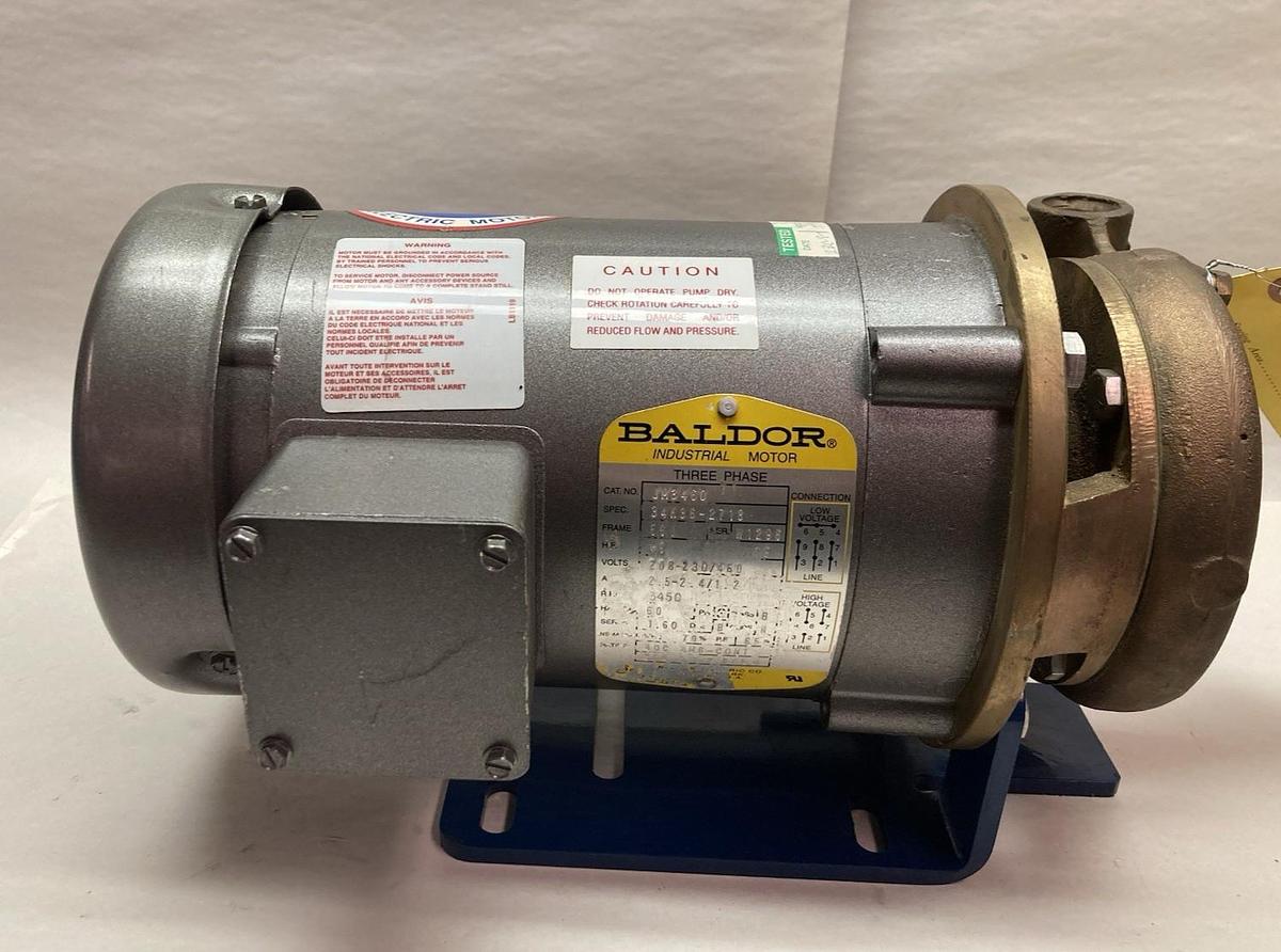 Used Price Pump,F50AB-369-6A111-5036-3T6,Pump w/Baldor JM3460 Motor 0.5Hp 56J Frame
