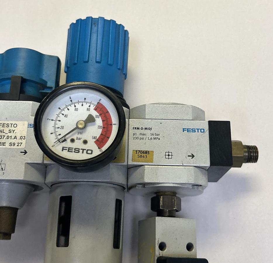 Used FESTO,LFR-D-7-MIDI,FILTER REGULATOR