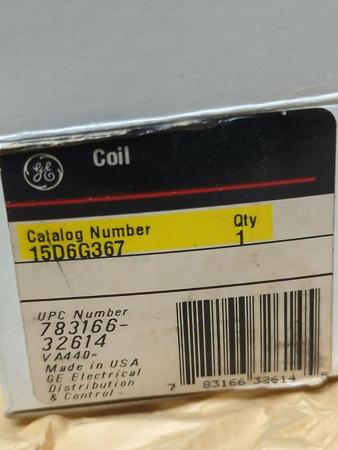 GENERAL ELECTRIC,15D6G367,COIL NEW IN BOX