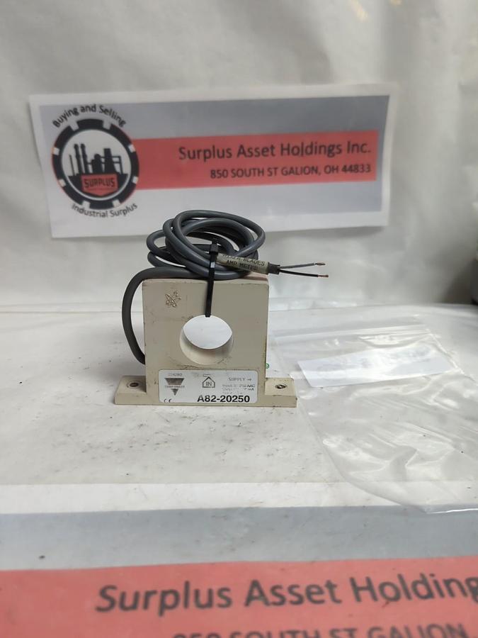Used CARLO GAVAZZI,A82-20250,CURRENT TRANSFORMER PRE-OWNED