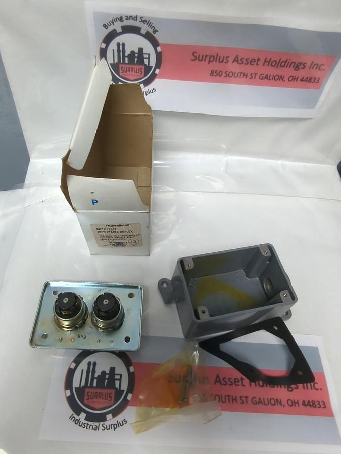 RUSSELLSTOLL,F17817,RECEPTACLE DUPLEX 3-WIRE NOS
