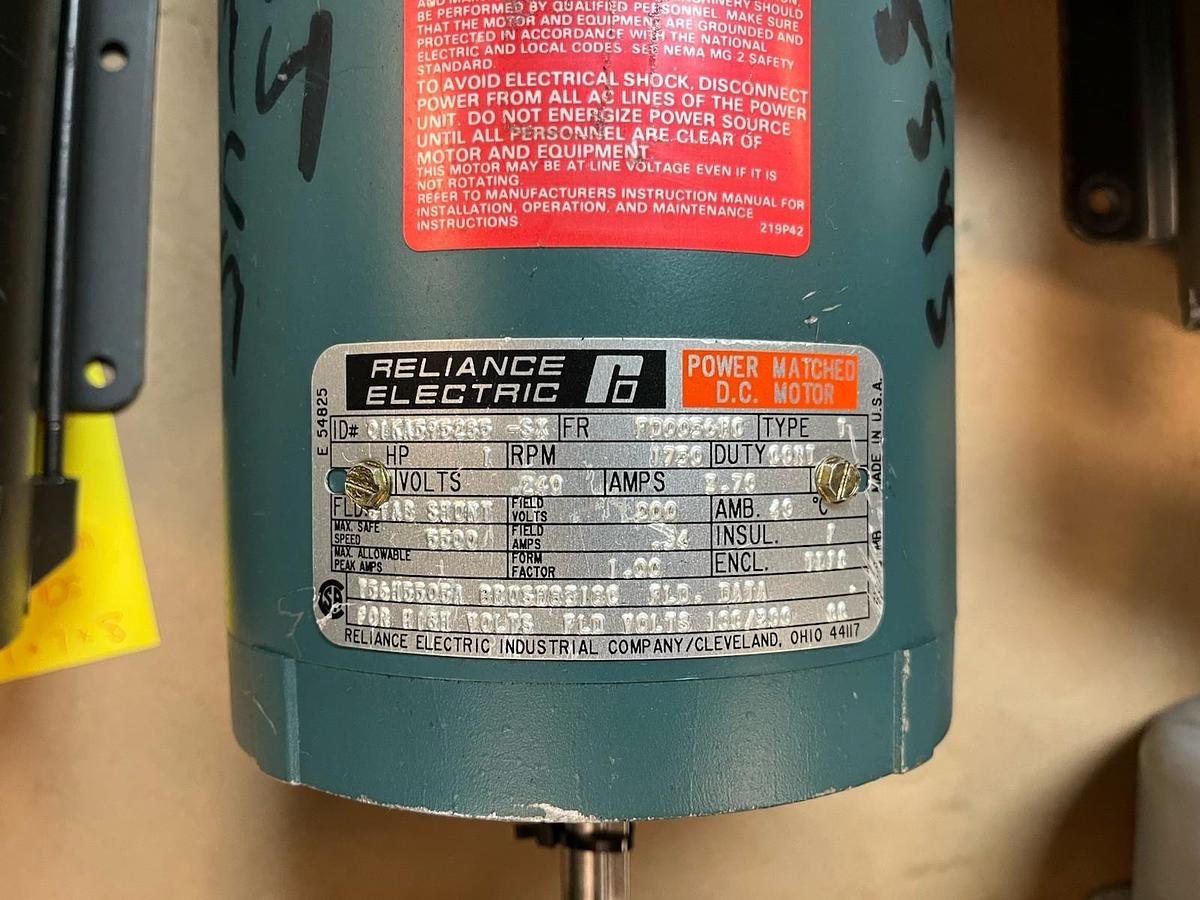 RELIANCE,FD0056RC,POWER MATCHED DC MOTOR 1HP 1750RPM 240VDC