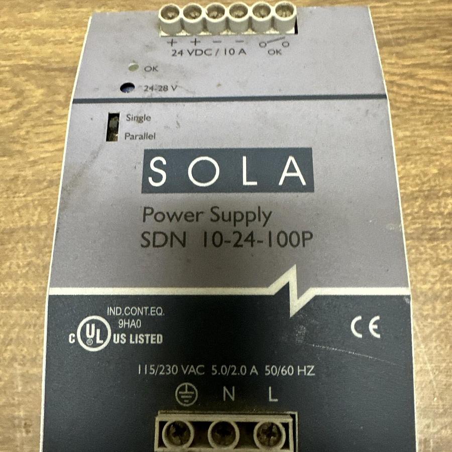 Used Sola,10-24-100P,Power Supply