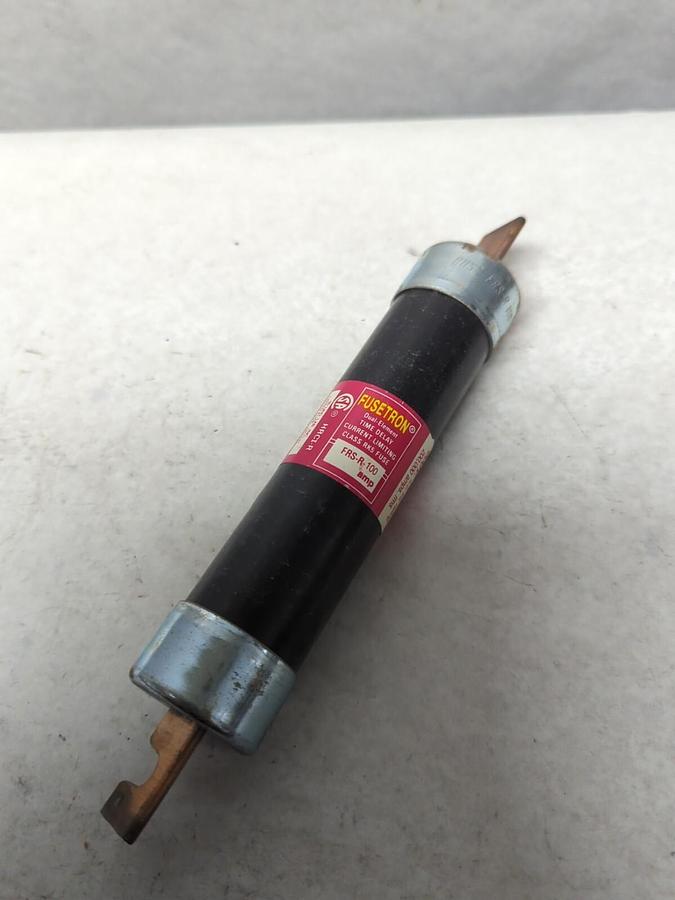 Used COOPER BUSSMANN,FRS-R-100,FUSETRON 100 AMP FUSE PRE-OWNED