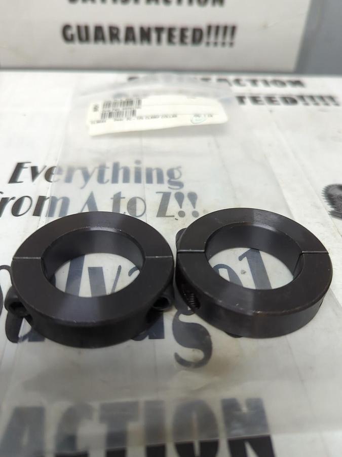 CLIMAX,2C-125,SHAFT/CLAMP COLLAR 1-1/4 INCH BORE LOT OF 2 NOS