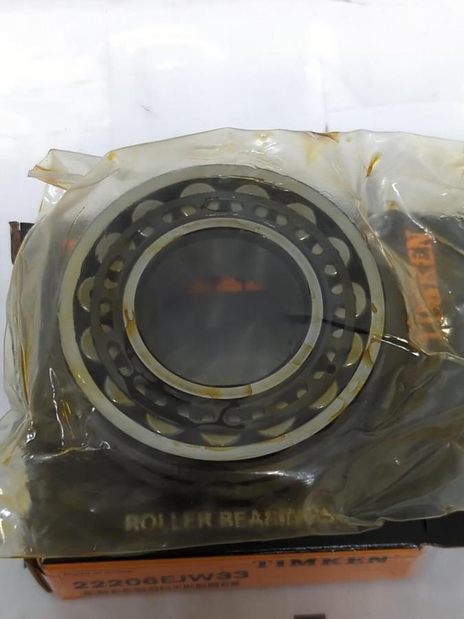 TIMKEN,22206EJW33,SPHERICAL ROLLER BEARING 30MMX62MMX20MM NOS