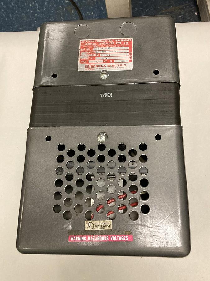 Sola Electric,23-22-150,Constant Voltage Transformer