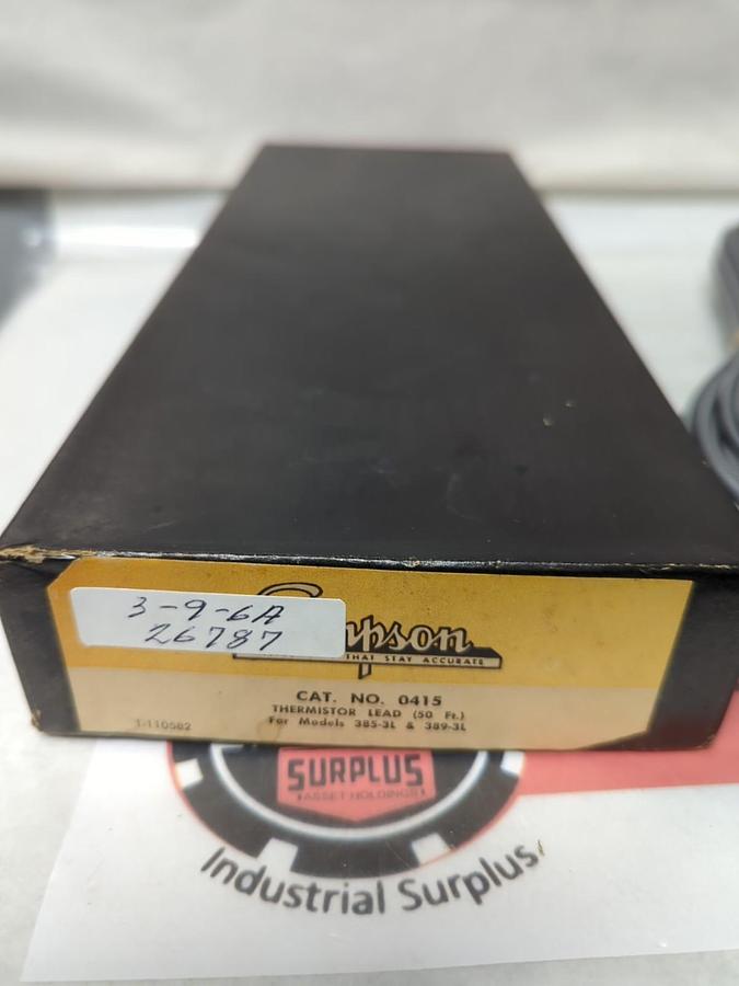 SIMPSON,0415,THERMISTOR LEAD 50FT FOR 385-3L & 389-3L NOS