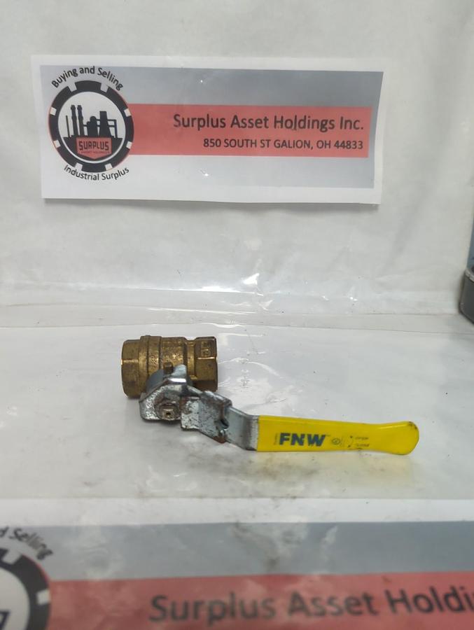 Used FNW,DN20,BALL VALVE 3/4 INCH PRE-OWNED