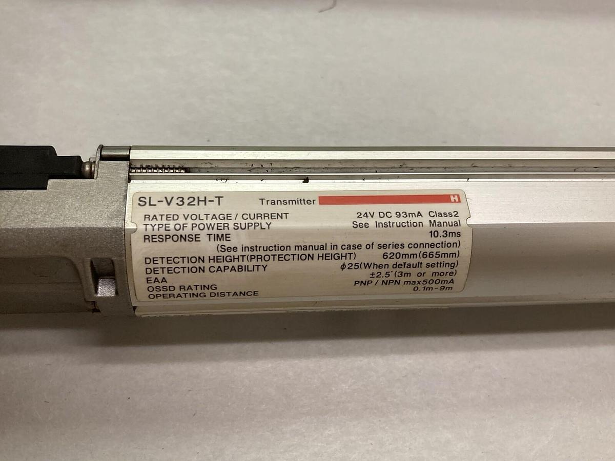 Used Keyence Sensor,SL-V32H,Light Curtain Transmitter with Receive 620MM 24V