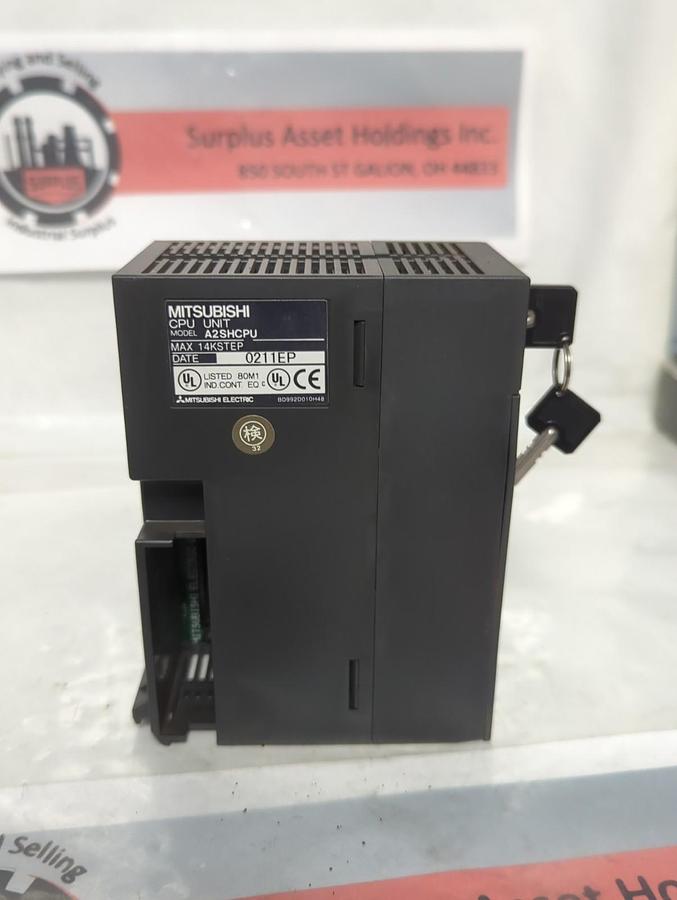 Used MITSUBISHI,A2SHCPU,CPU UNIT MODULE PRE-OWNED