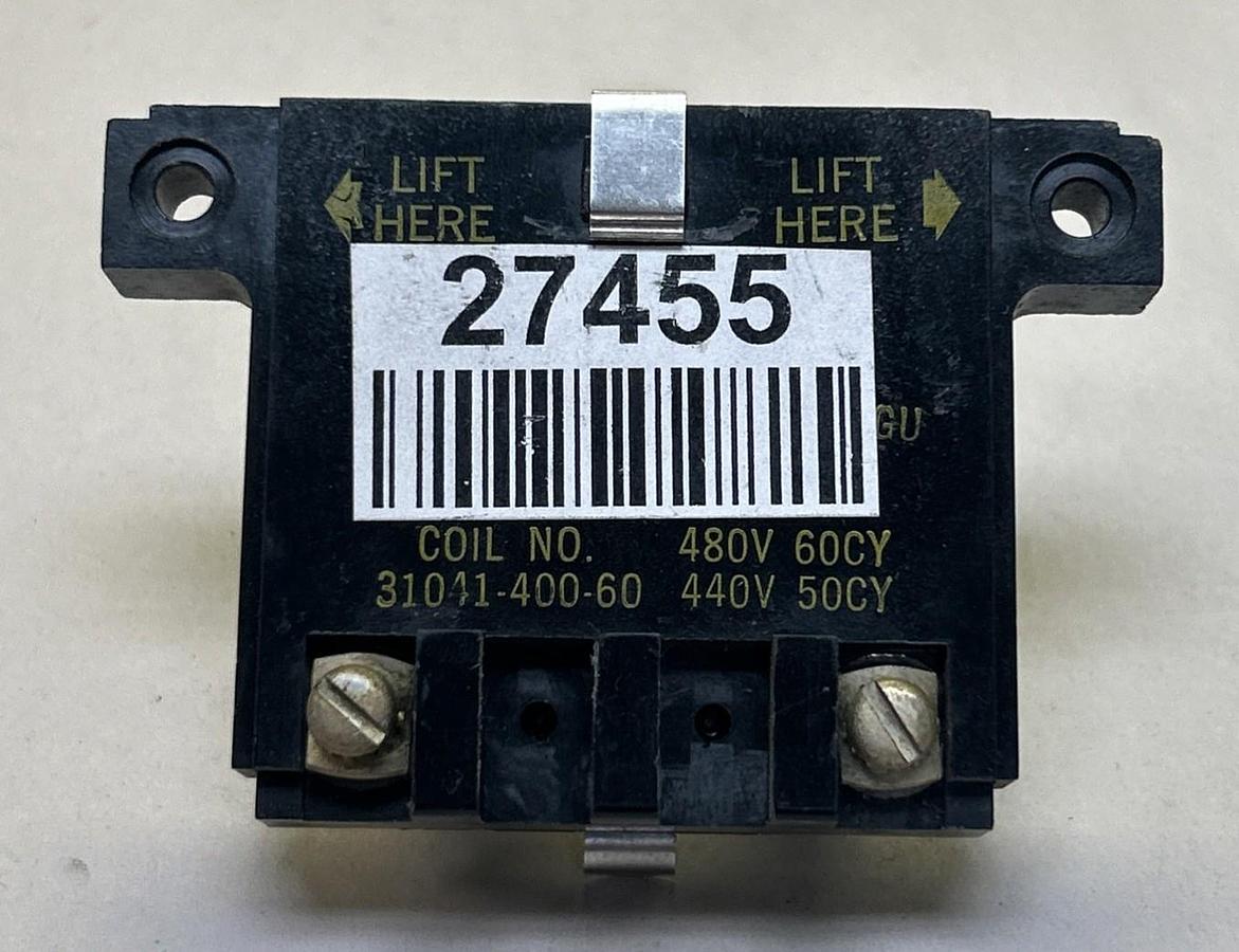 Used SQUARE D,31041-400-60,MAGNETIC COIL 440/480V