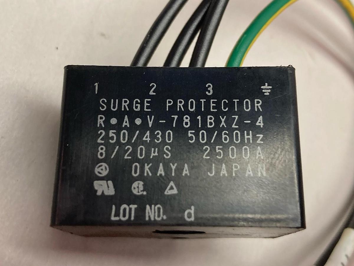 Used Okaya,V-781BXZ-4,Surge Protector 250/430V 50/60Hz 2500A