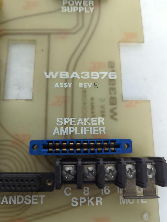 Used FEMCO,WBA3976,CIRCUIT BOARD REV E PRE-OWNED