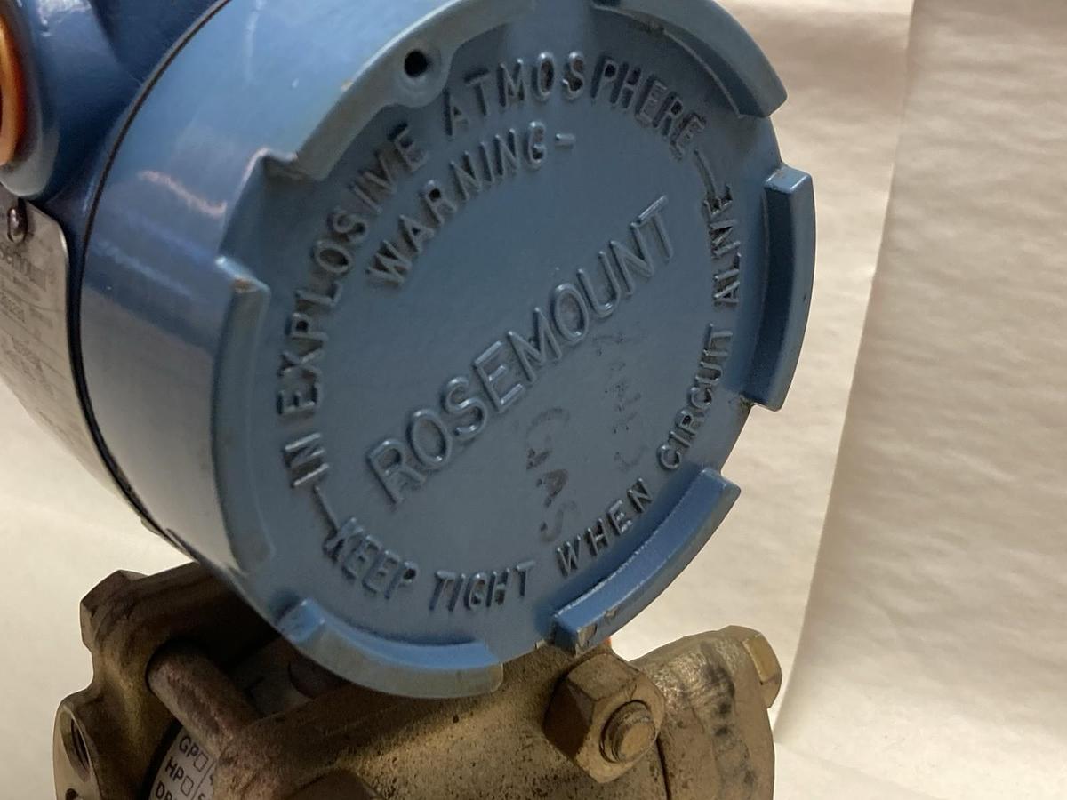 Used Rosemount,1151DP3S12B1,Pressure Transmitter 4-20MA 2000psi