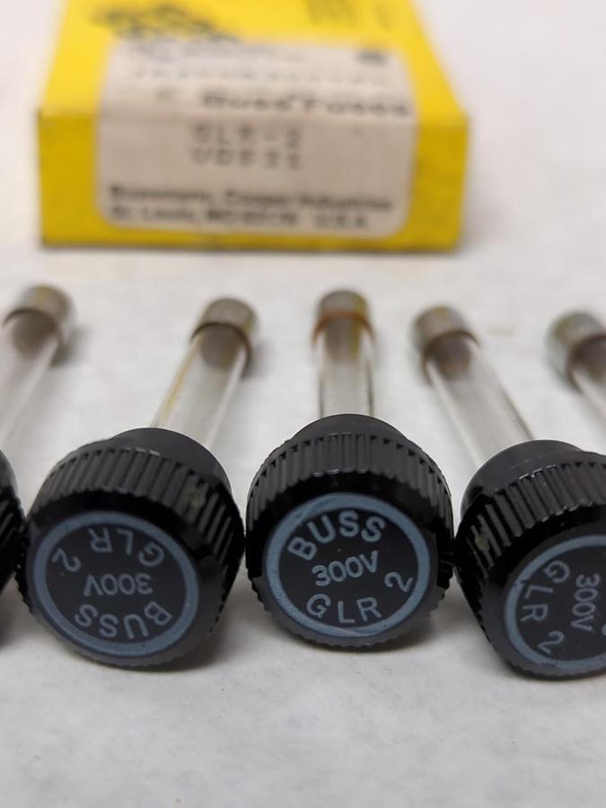 COOPER BUSSMANN,GLR-2,BUSS 2 AMP FUSES BOX OF 5 NOS