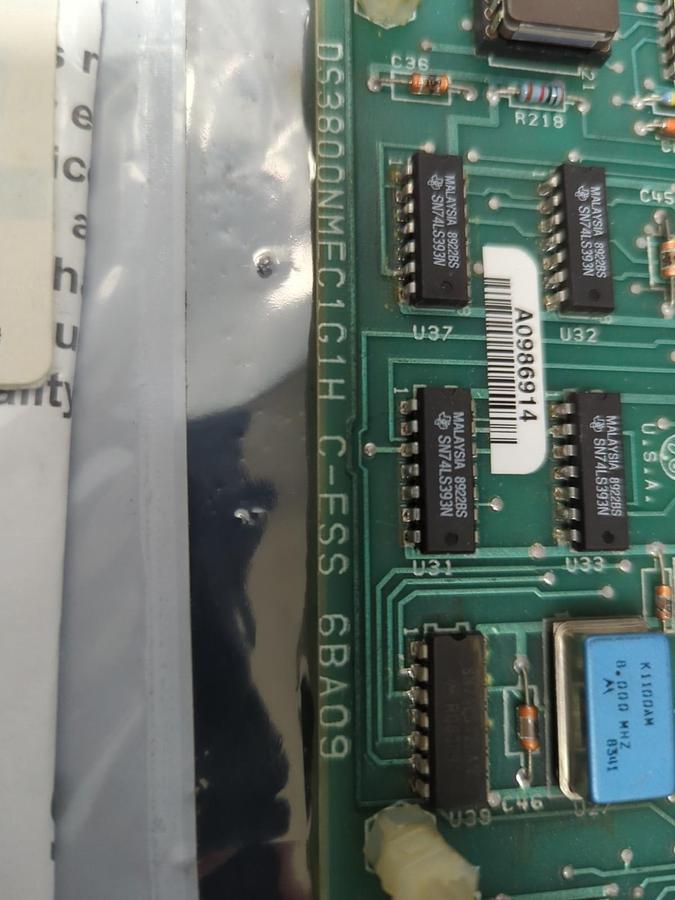 Used GE,DS3800NMEC1G,MOTOR EXCITER CONTROL BOARD PRE-OWNED