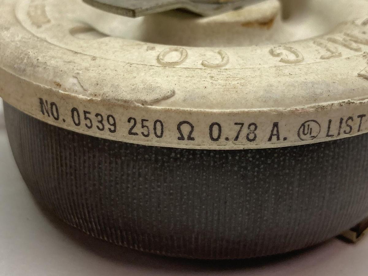 Used Ohmite,0539 250,Resistor 0.78A