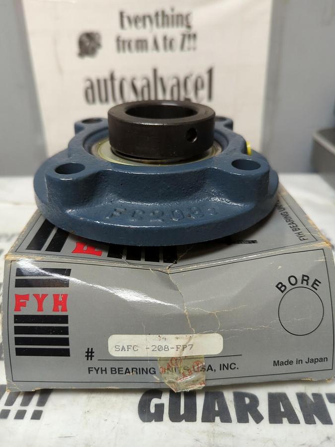 FYH,SAFC-208-FP7,FLANGE MOUNT BEARING 4-BOLT BASE NOS