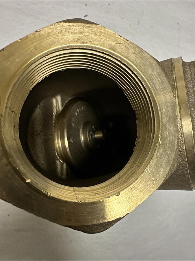 Used Milwaukee Valve,200S400W,Brass 2" Y Check Valve
