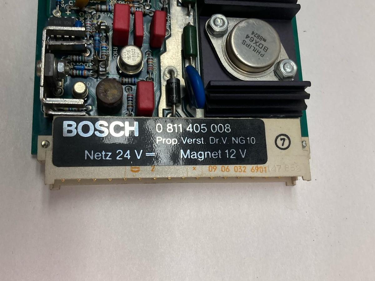 Used Bosch,0-811-405-008,Circuit Board Netz 24V Magnet 12V