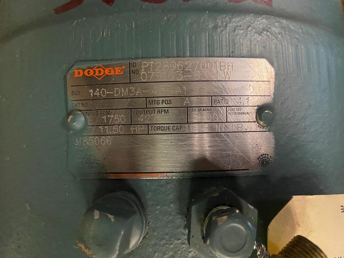 Dodge,Pt289627Q01BH,Speed Reducer 140-DM3A-4.1-A1 Ratio 4.1 11.50Hp