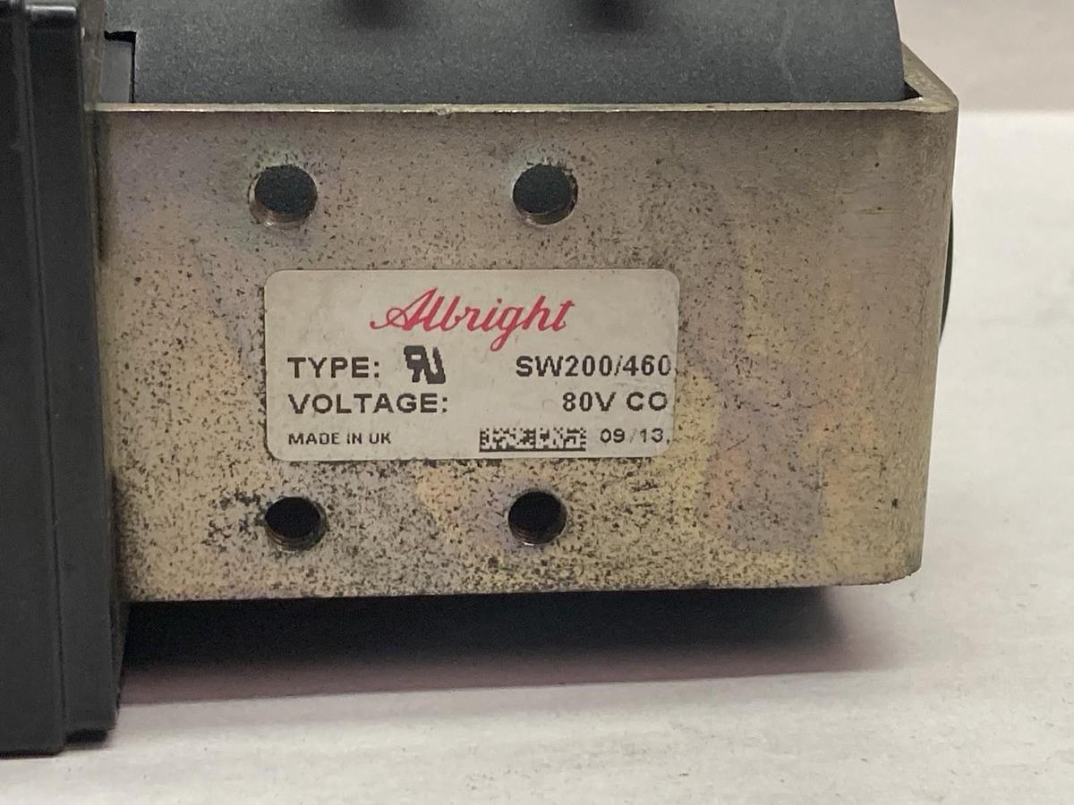 Used Albright,Type RU SW200/460,Forklift Contactor 80VCO