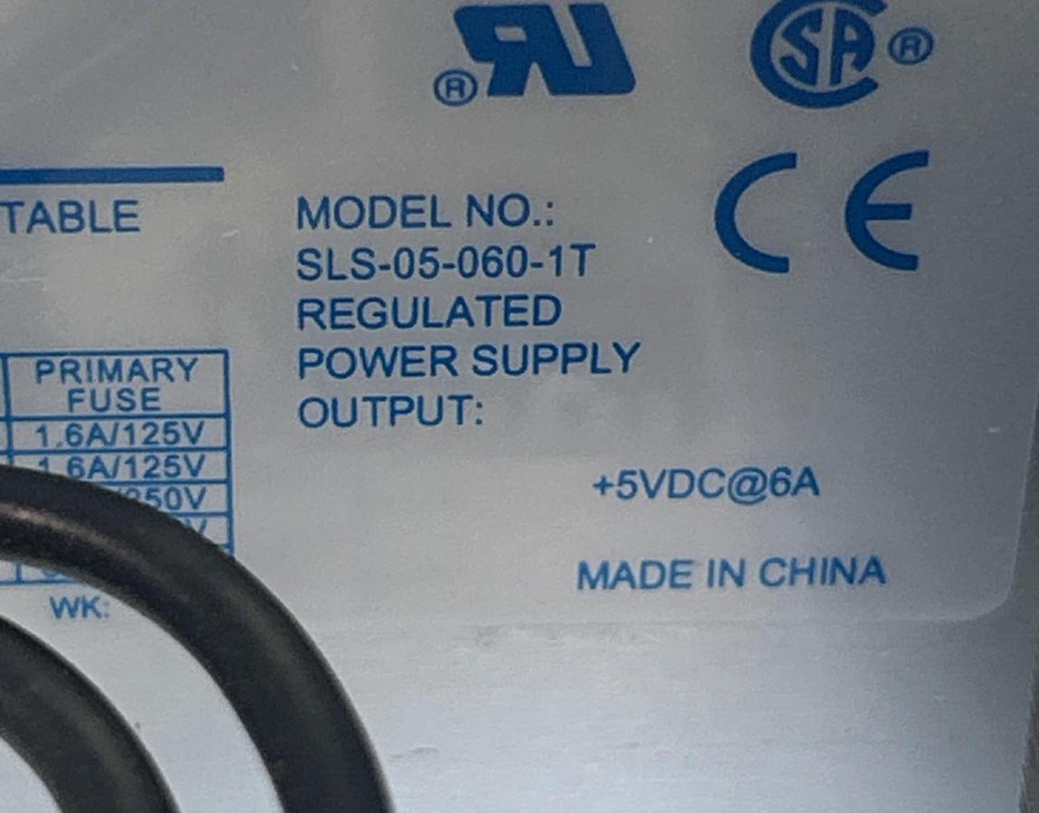 Used SOLA,SLS-05-060-1T,REGULATED POWER SUPPLY