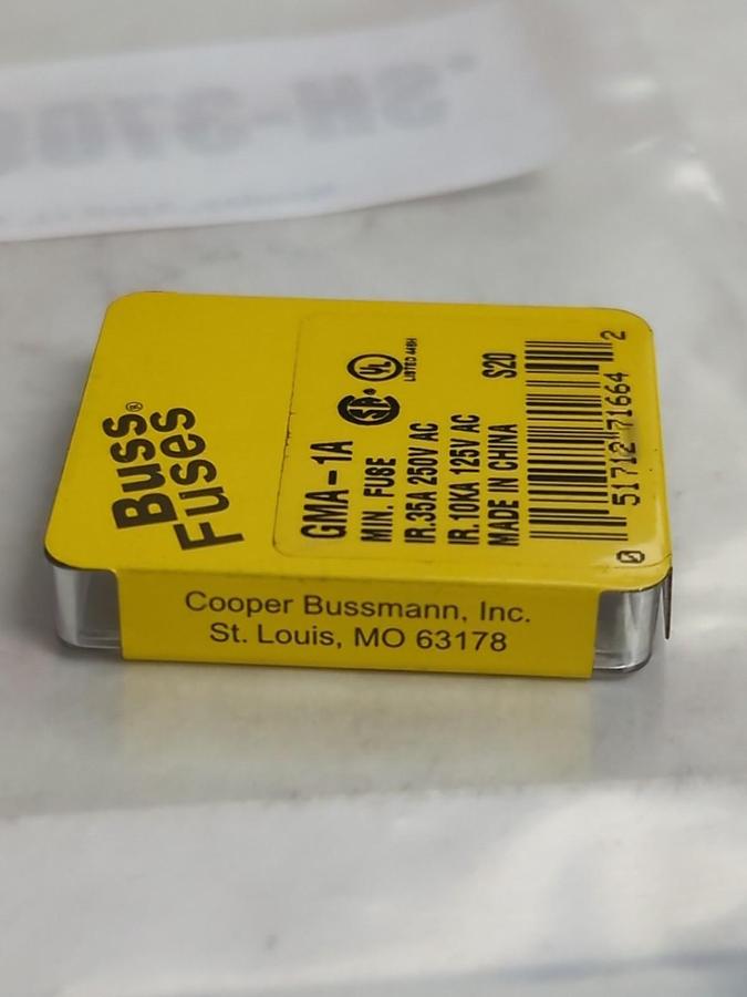 COOPER BUSSMANN,GMA1A,FUSE PACK OF 5 PCS NOS