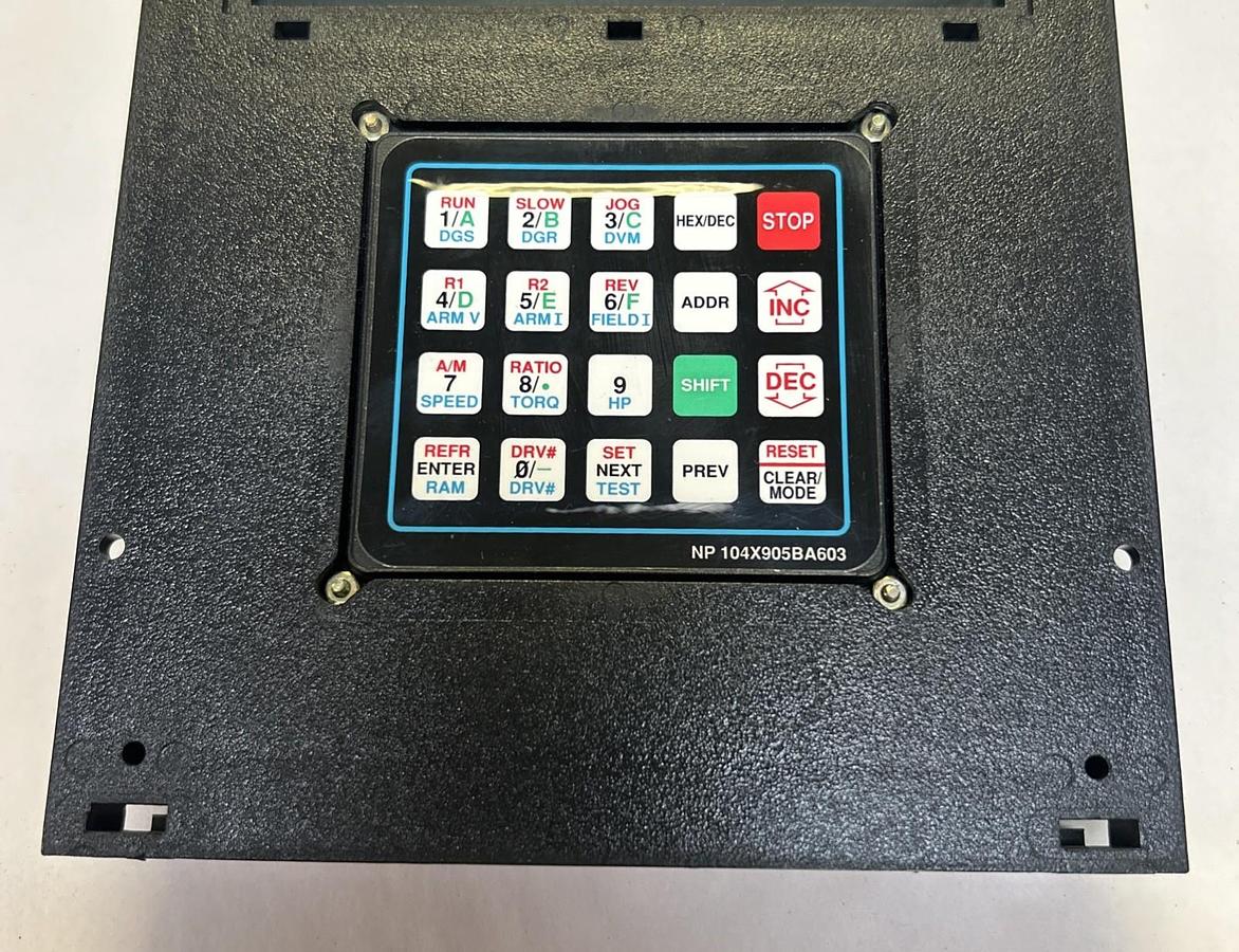 Used GE,NP104X905BA603,OPERATOR CONTROL KEYPAD