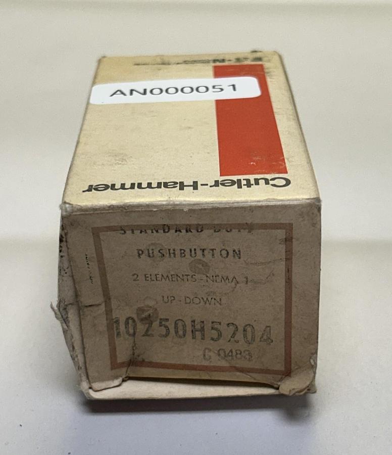 CUTLER-HAMMER,10250H5204,PUSHBUTTON STATION UP / DOWN NOS