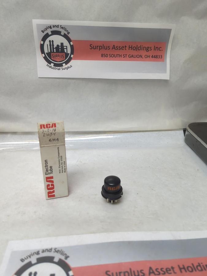 RCA,6H6,VACUUM TUBE NOS