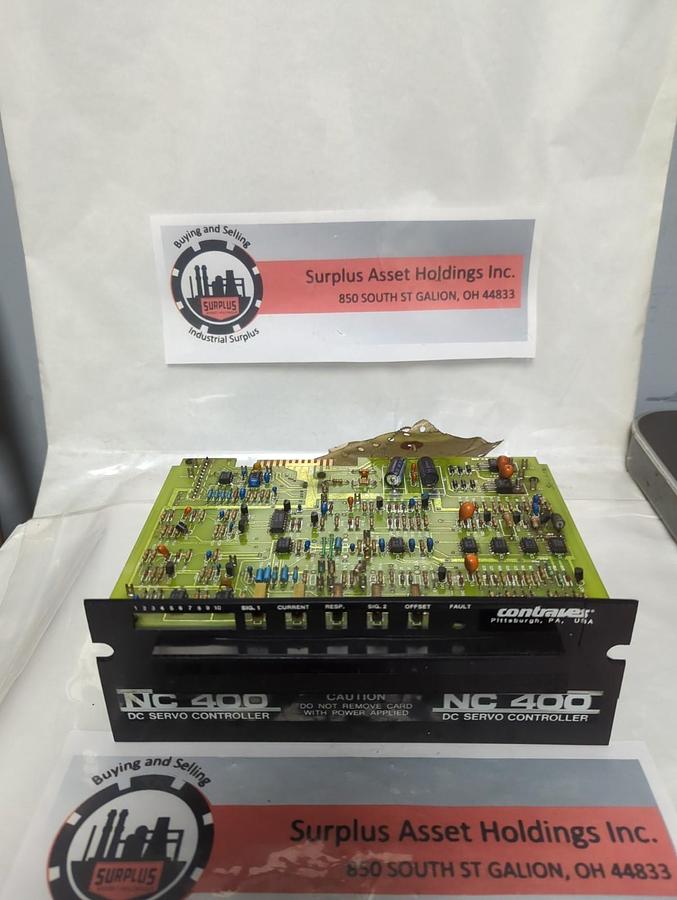 Used CSR CONTRAVES,A1520,NC 400 DC SERVO CONTROLLER PRE-OWNED