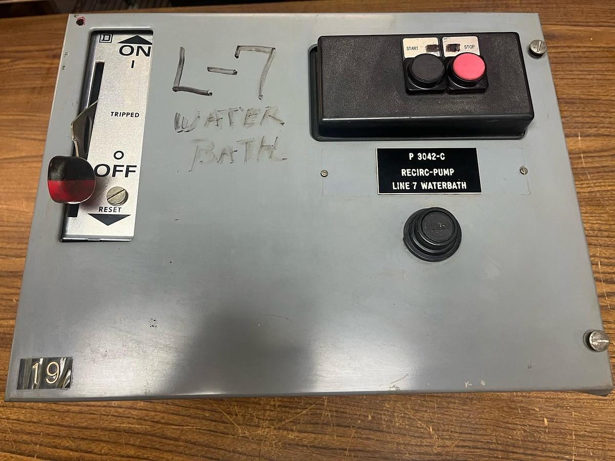 Used SQUARE D,MODEL 5,SIZE 2 MCC 8536SDO1 STARTER BUCKET 50A FAP3605016M BREAKER