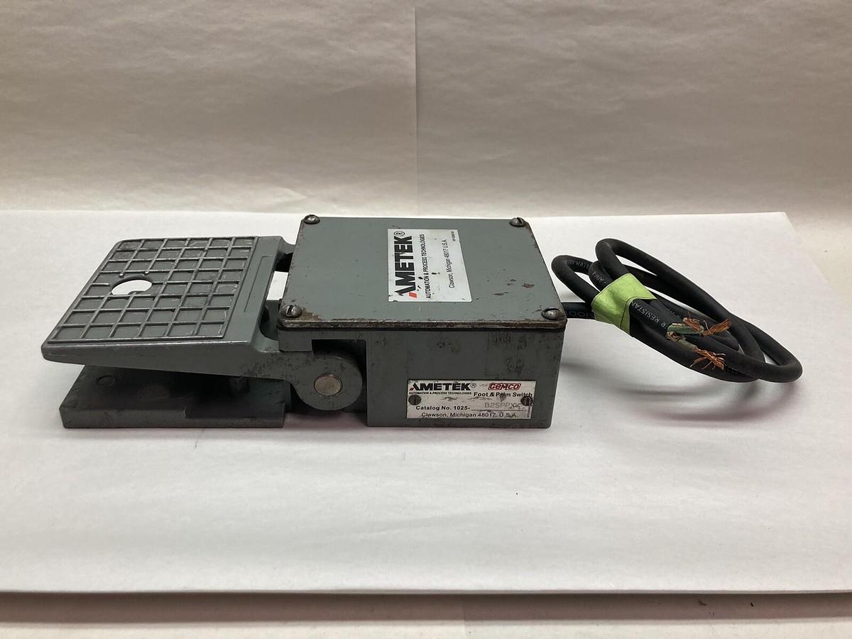 Used Ametek,1025-B2SPPX,Foot & Palm Switch