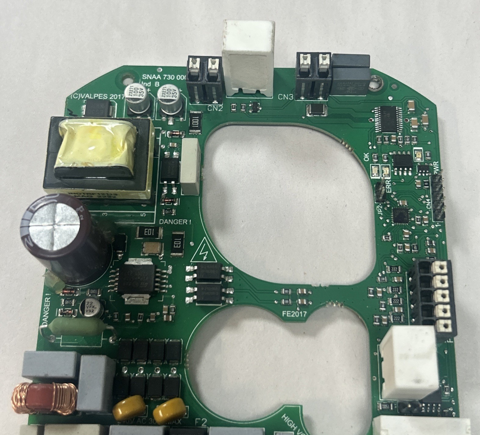 Used VALPES,SNAA730000,POWER SUPPLY CIRCUIT BOARD