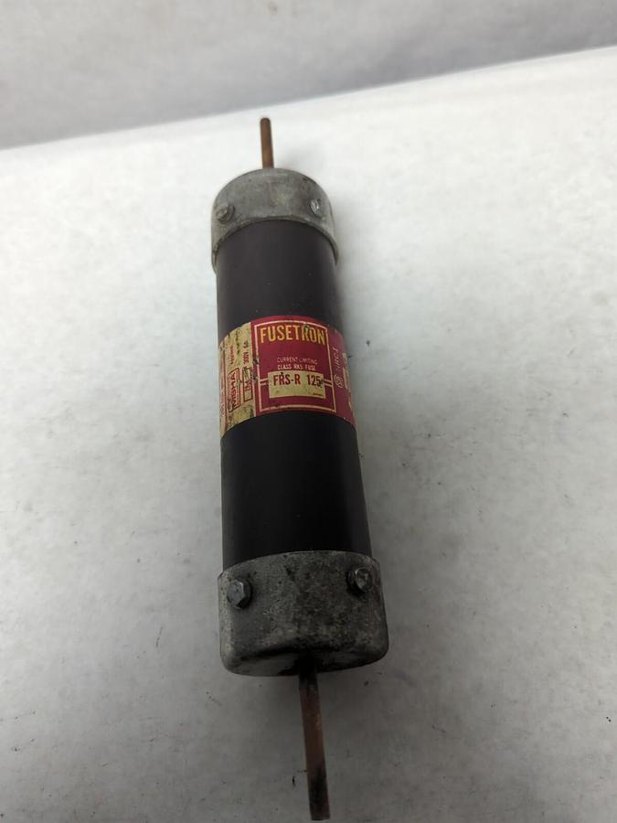 Used COOPER BUSSMANN,FRS-R-125,FUSETRON 125 AMP FUSE PRE-OWNED
