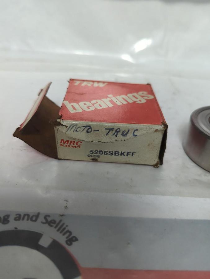 MRC,5206SBKFF,SHIELDED BALL BEARING NOS