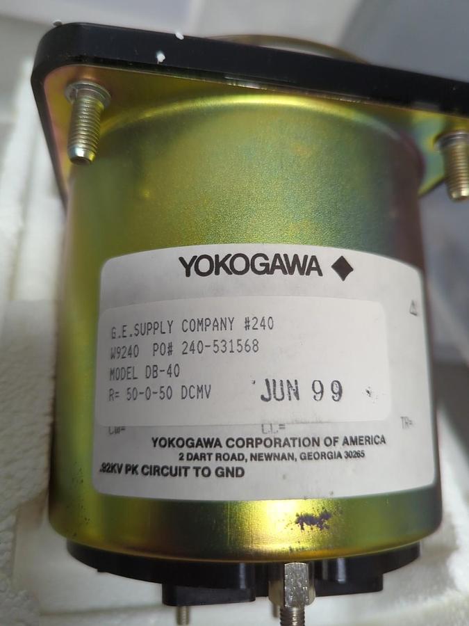 YOKOGAWA,DB-40,AMMETER 10-0-10 NOS