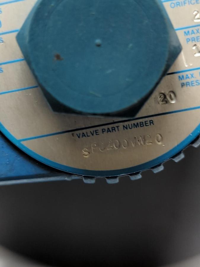 PLAST-O-MATIC,SPC200VW20,VALVE 2 INCH PIPE 20W 60 CYCLES NOS