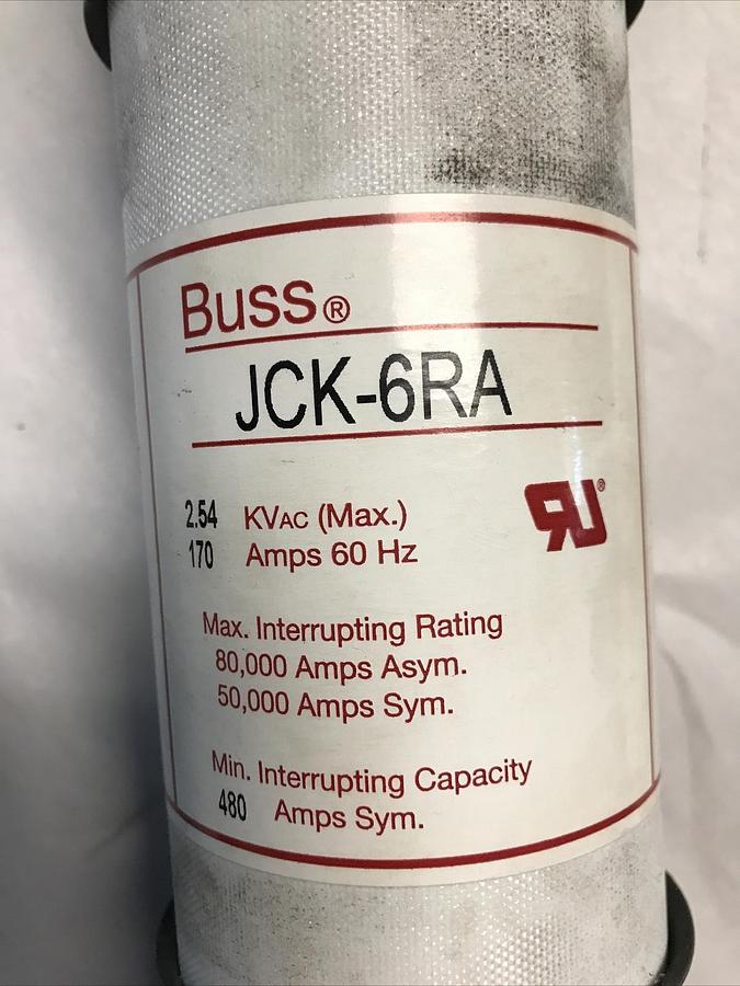 Cooper Bussmann,JCK-6RA,Fuse 170A 2.54Kv