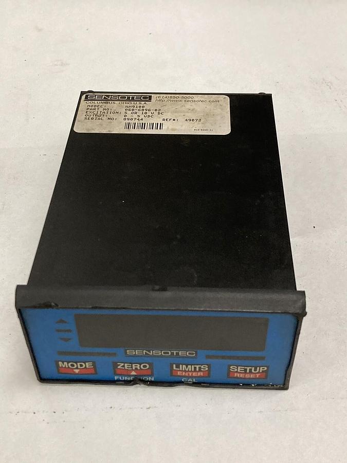 Used Sensotec,WM9100 060-6896-02,Digital Transducer Controller