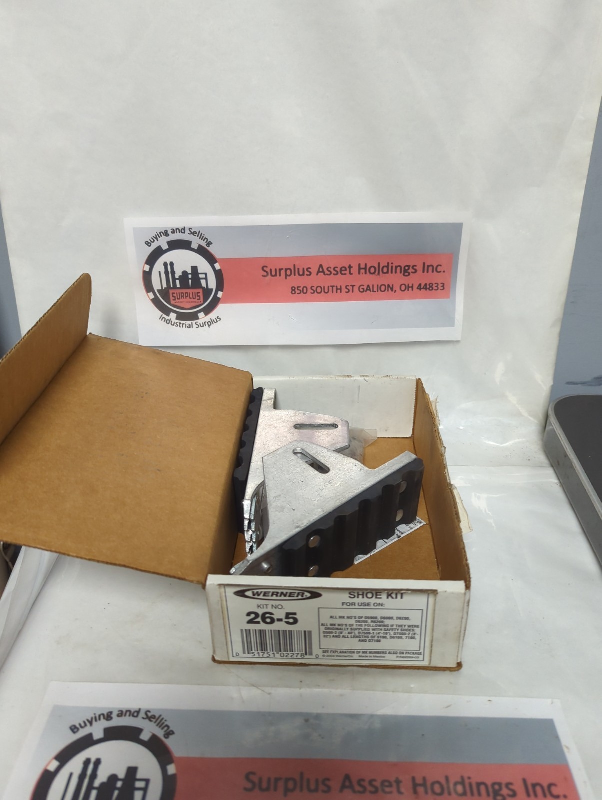 WERNER,26-5,REPLACEMENT SHOE KIT FOR LADDER NOS