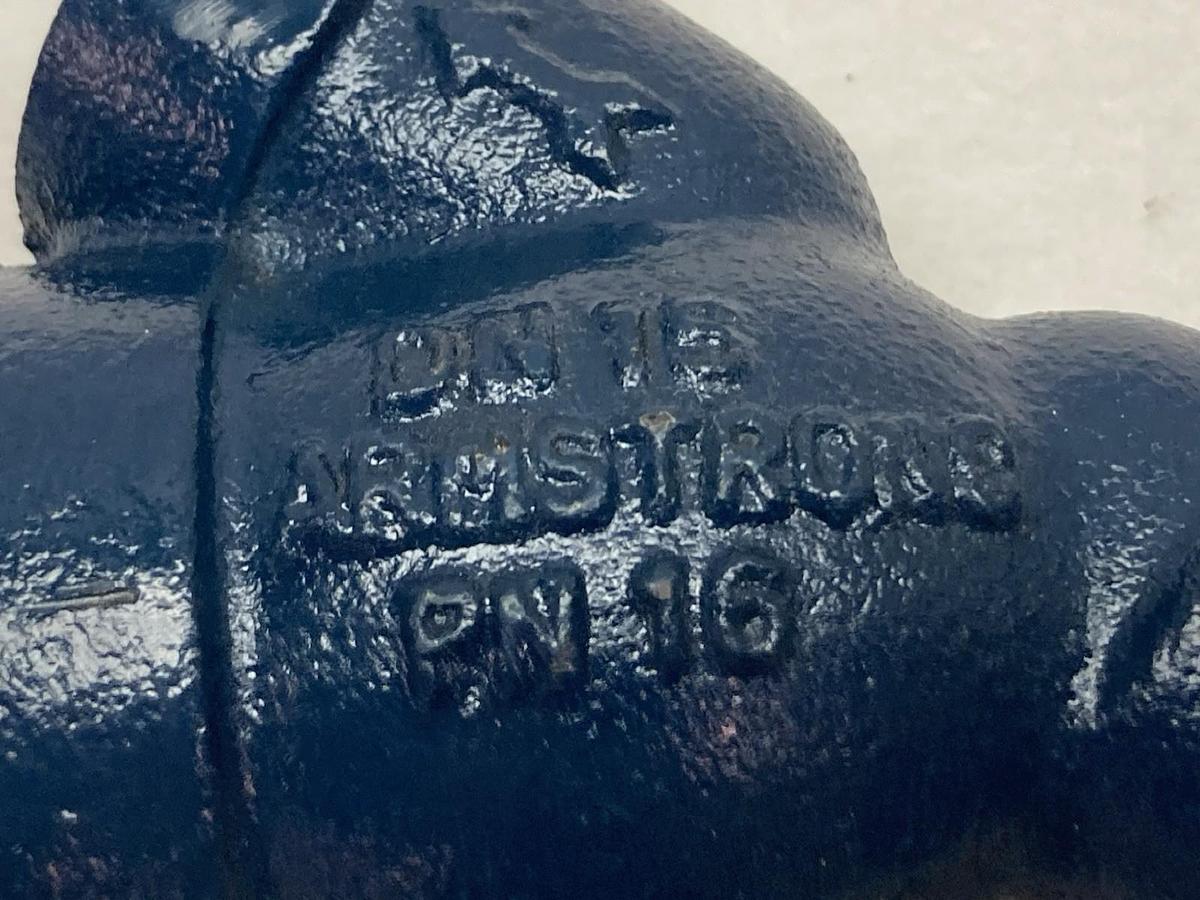Used Armstrong,DN15 PN16,Cast Iron Y-Strainer 1/2 Inch NPT 250 WP