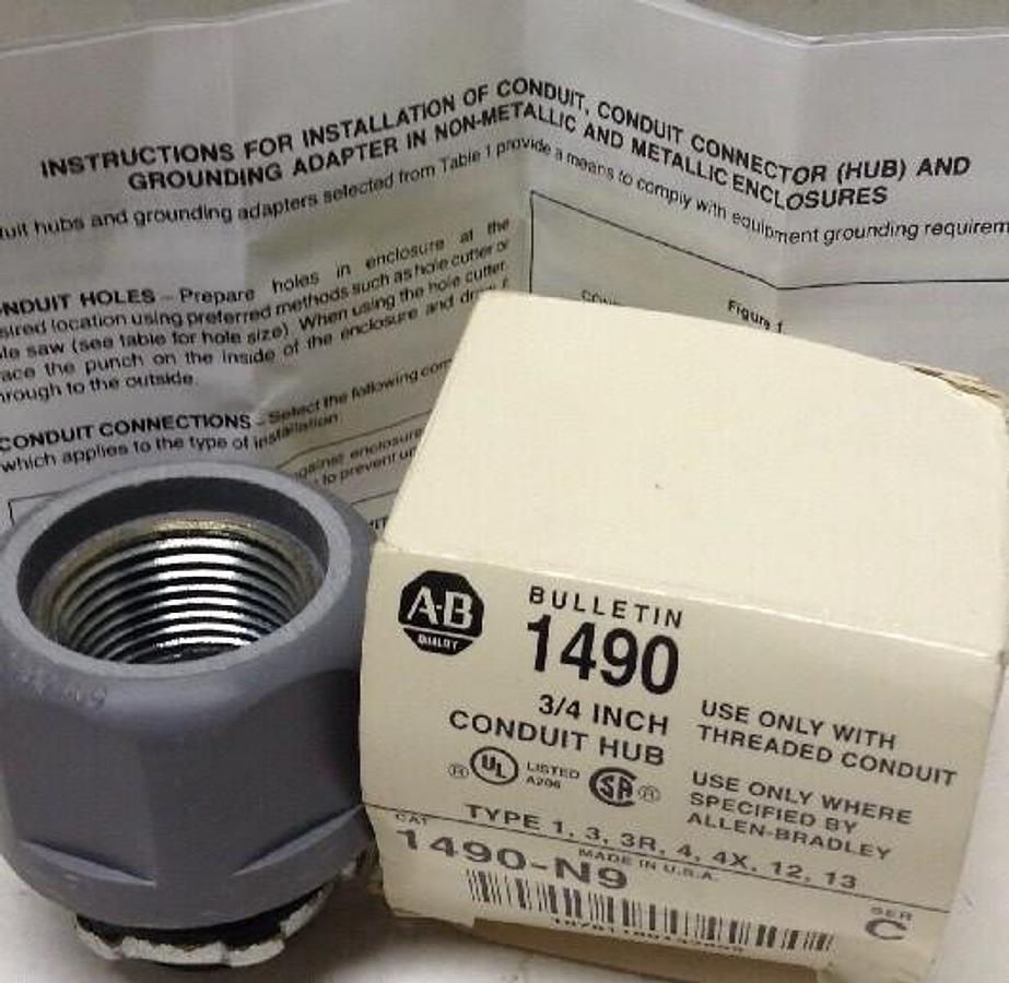 Allen-Bradley,1490-N9,3/4 INCH Contact Hub