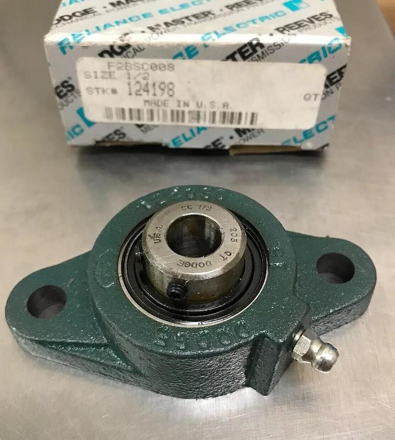 Dodge Reliance Electric,124198 F2BSC008,1/2 IN bearing